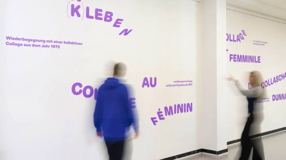 Interaktive Retrospektive mit Collagen in der Nationalbibliothek - Gallery. Die Retrospektive in der Schweizerischen Nationalbibliothek will zum Dialog zwischen zwei Epochen anregen.