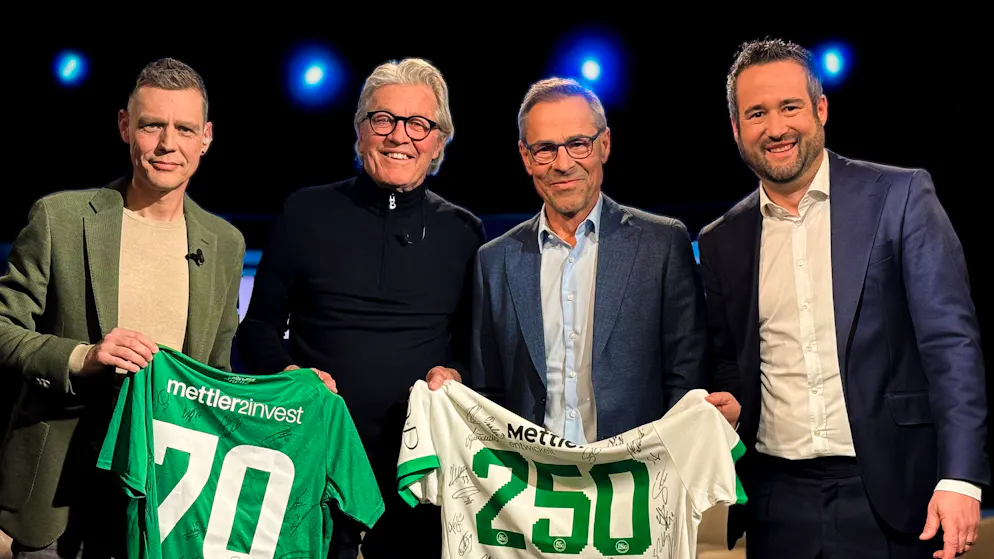 Prominente Gäste bei der 250. Ausgabe von Heimspiel.