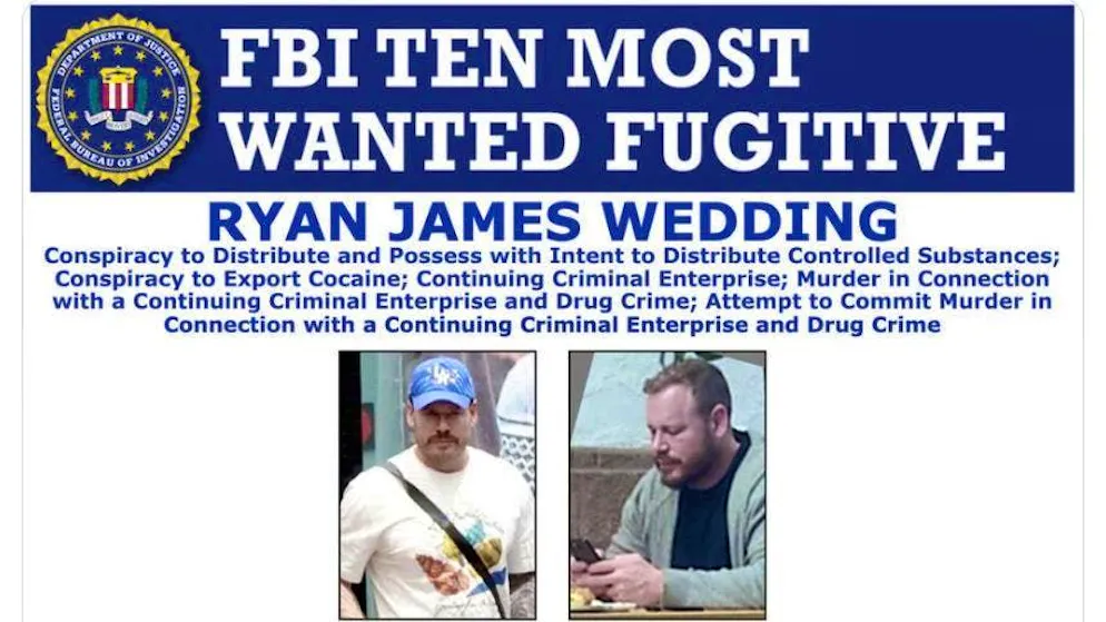 The FBI is searching for the ex-snowboard pro with these photos.