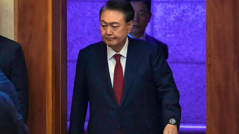 South Korea's deposed President Yoon Suk Yeol. photo: Lee Jin-man/AP Pool/dpa