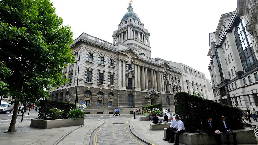 ARCHIV - Blick auf das Central Criminal Court, auch Old Bailey genannt (Londoner Strafgericht). Foto: Nicholas.T.Ansell/Press Association/dpa/Archivbild