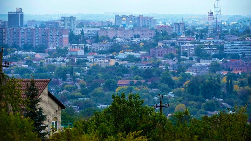 ARCHIVE - A view of the city of Luhansk. Photo: -/AP/dpa