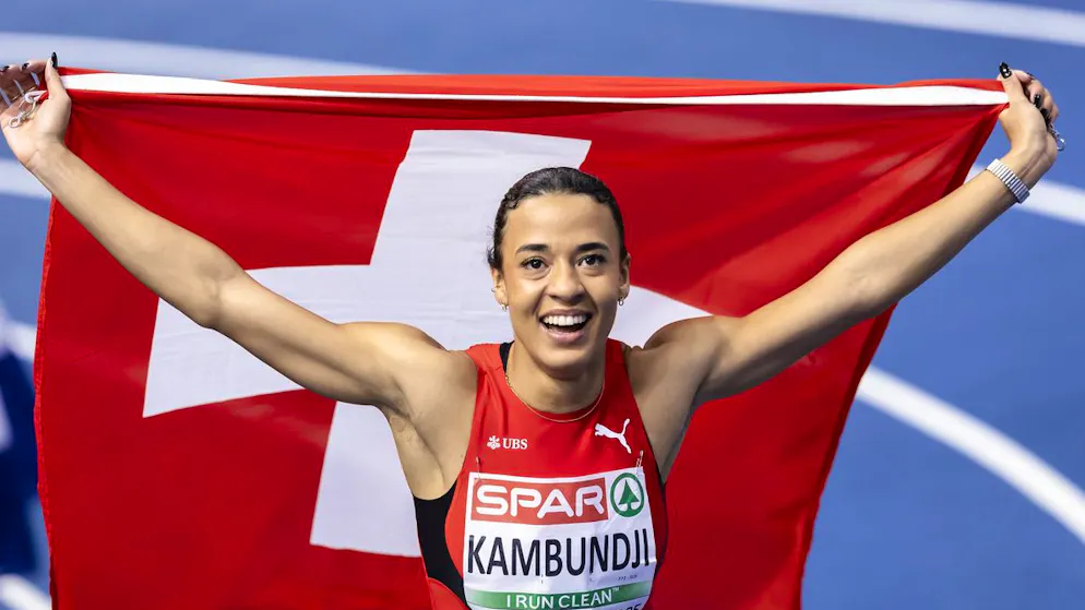 Ditaji Kambundji krönt sich zur Europameisterin.