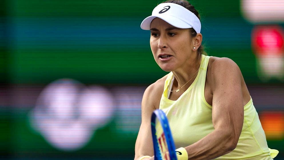 Belinda Bencic in action