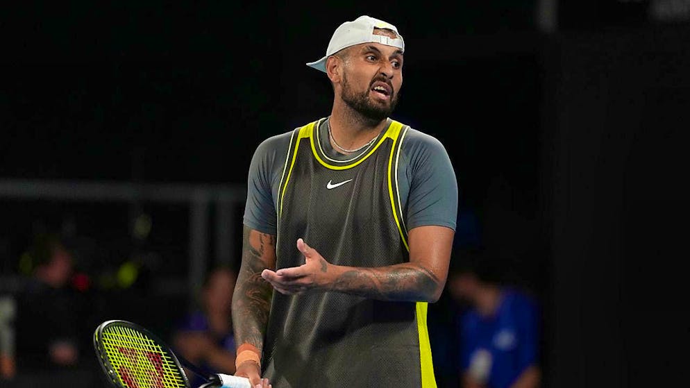 Nick Kyrgios could not hide his great frustration and disappointment