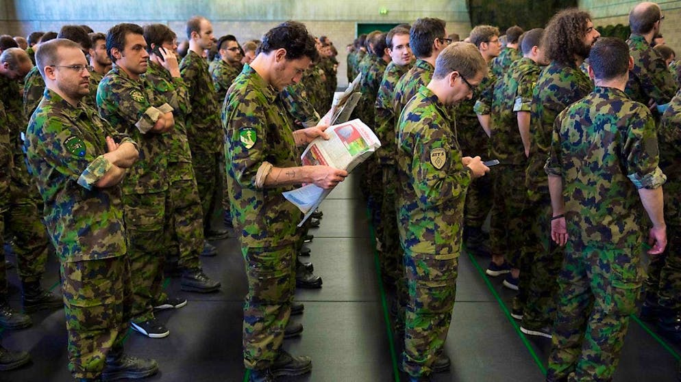 Training in the army is to become more compatible with professional and private life. Parliament can decide on corresponding changes to the Military Act. (theme picture)