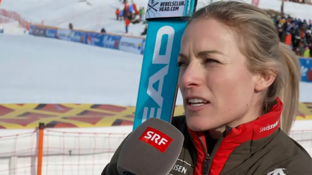 Stock verloren. Gut-Behrami erklärt Missgeschick: «Es passiert mir immer wieder»