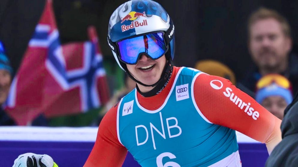 Postpones the bullet decision in the Downhill and is on the verge of his second World Cup victory: World Champion Franjo von Allmen