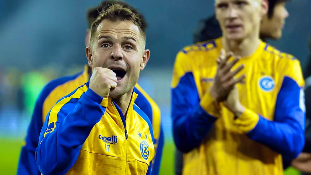 Captain Amir Abrashi is the face of Grasshopper Club Zürich.