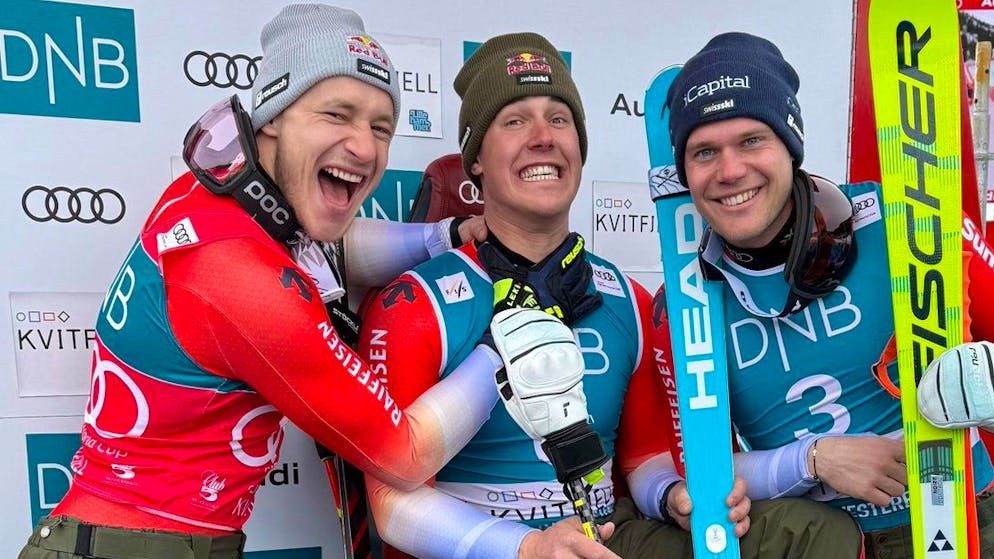 Ball decision postponed. Von Allmen spits in Odermatt's soup and jokes: 