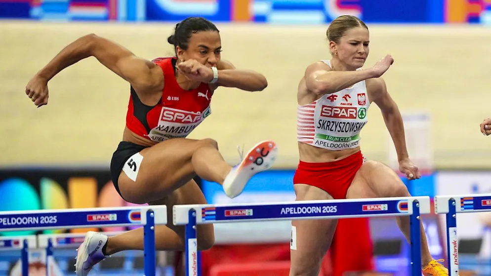 Ditaji Kambundji enters new spheres - Gallery. Start-to-finish victory: Ditaji Kambundji pulls away right at the front