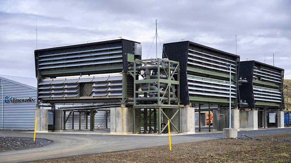 Companies and private individuals want to remove CO2 from the atmosphere. They are relying on the Swiss provider Climeworks, among others, to achieve this. (archive picture)