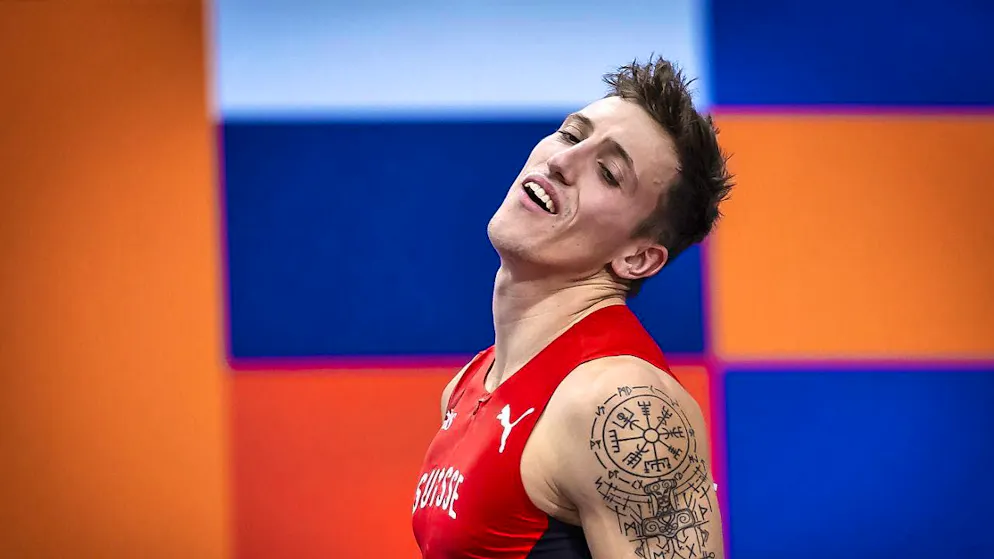 Good, but not good enough; Simon Ehammer struggles with his performance in the pole vault.