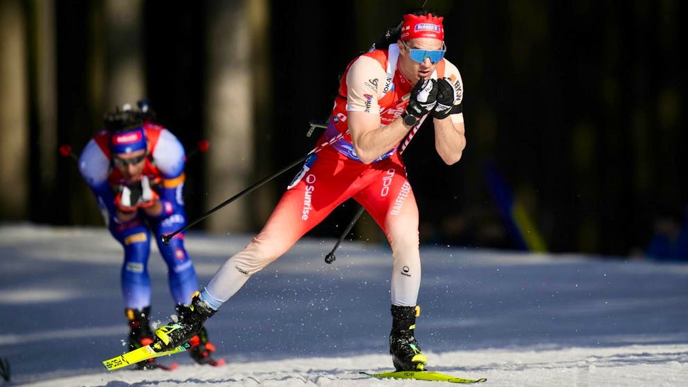 Biathlon. Une belle perf’ de Niklas Hartweg en poursuite