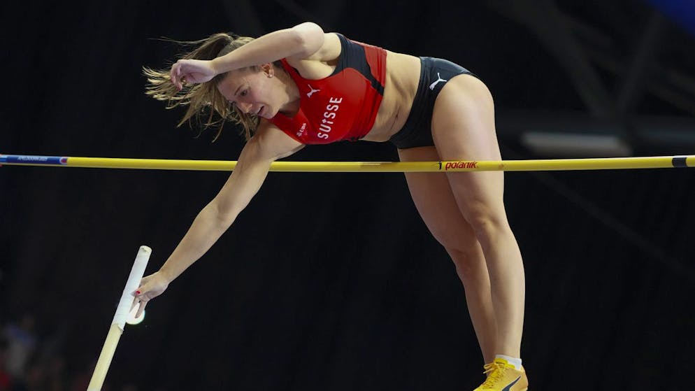 Angelica Moser springt zu EM-Gold.