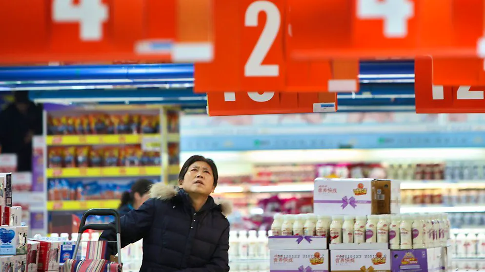 Chinas Verbraucherpreise sanken im Februar deutlich. (Archivbild)