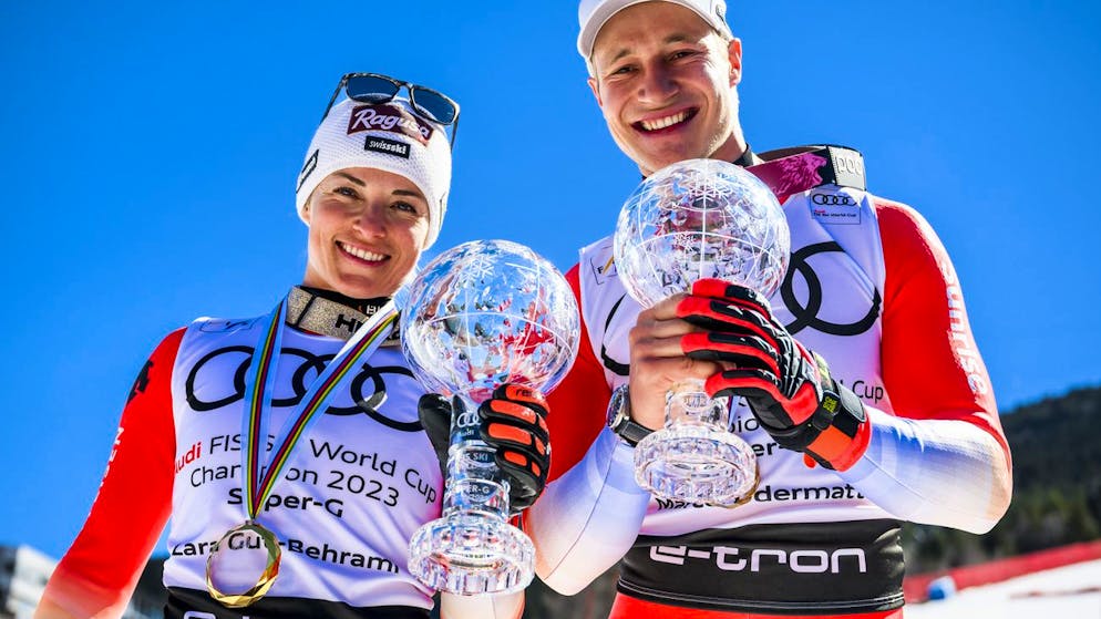 Lara Gut-Behrami und Marco Odermatt gewannen im letzten Winter den Gesamtweltcup.