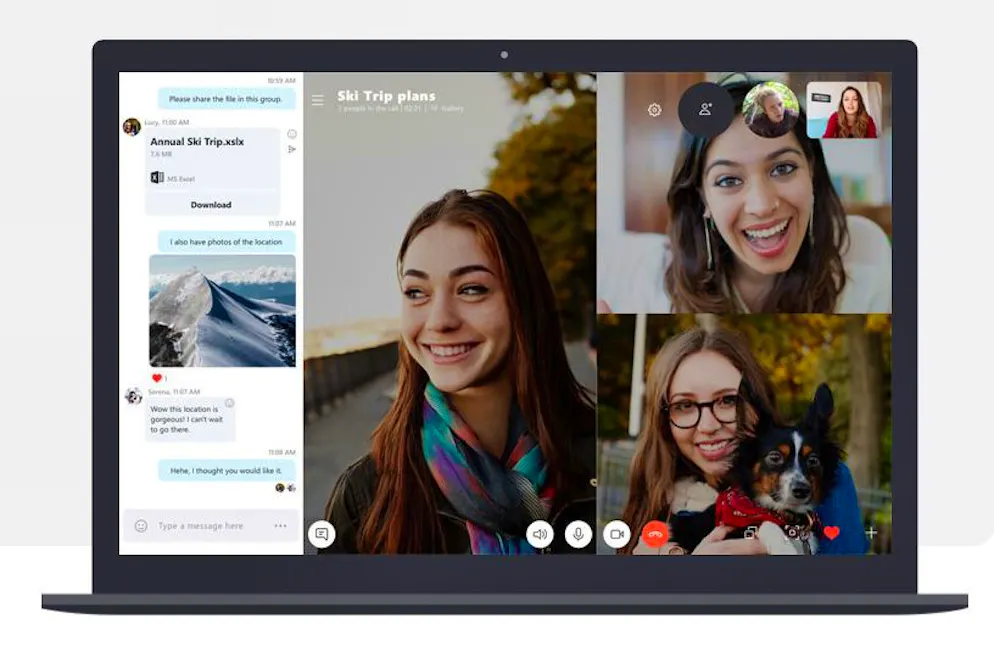 Internationale Telefongespräche wurden mit Skype erschwinglich.