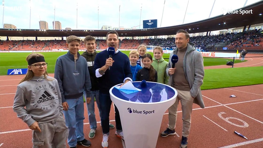 Exklusiver Blick hinter die Kulissen: Kinder erleben den blue Sport Kids Day