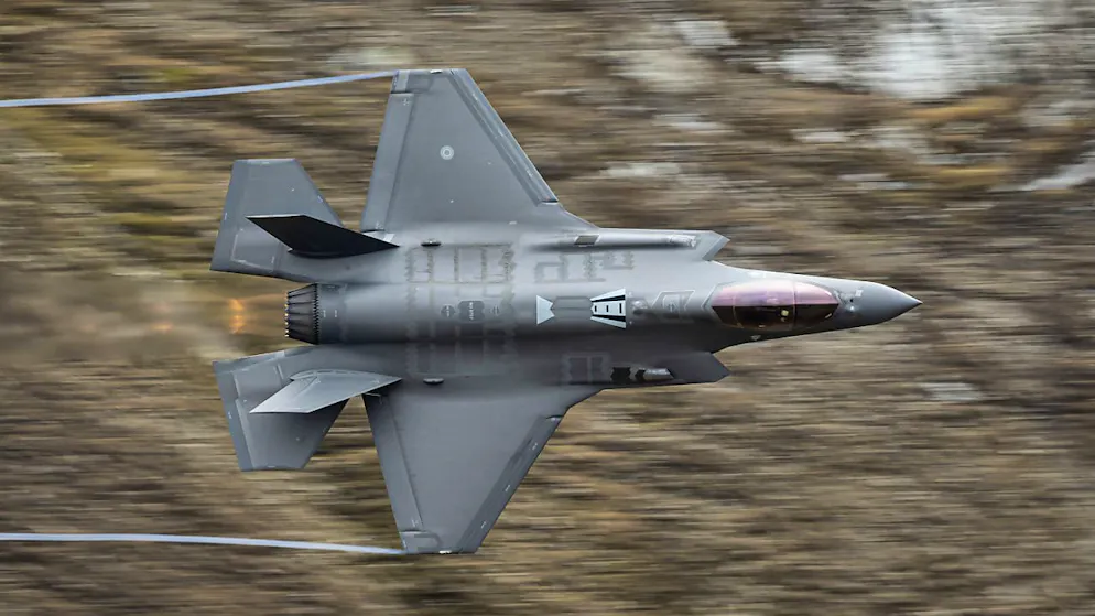 F-35-Kampfjet der italienischen Armee. Der Bundesrat hält am Kauf von 36 Kampfflugzeuge dieses Typs fest, wie er in der Fragestunde des Nationalrates bekräftigt. (Archivbild)