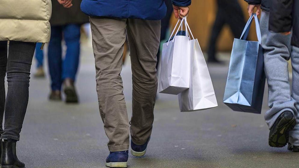 The mood among consumers in Switzerland is brightening. In February, the consumer sentiment index was again significantly higher than the previous year.(symbolic image)