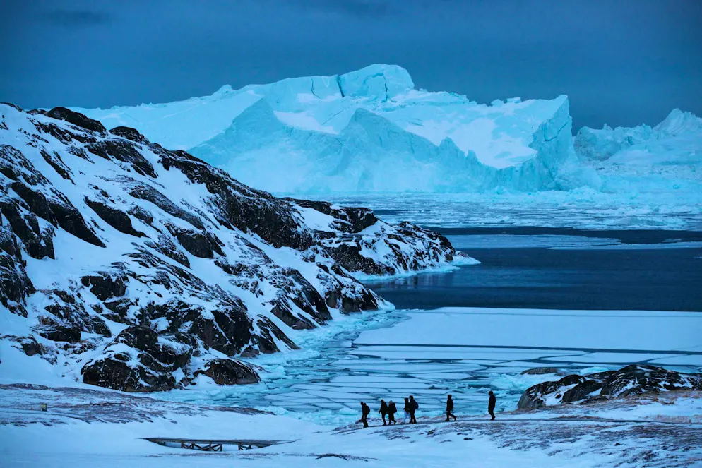 Greenland is six times the size of Germany, but has just under 57,000 inhabitants. (archive image)