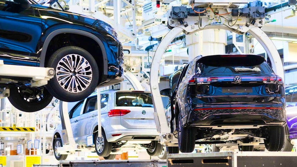 VW production in Wolfsburg: in 2024, the Germans made a little more turnover, but significantly less profit.