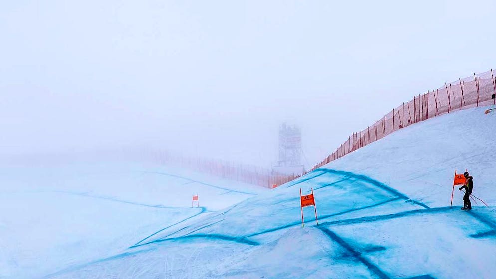 The speed skiers will have to be patient in La Thuile