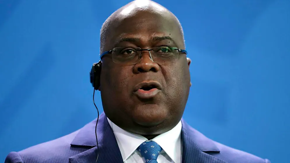 Der kongolesische Präsident Félix Tshisekedi (im Bild) hatte am Dienstag in Angola Präsident João Lourenço getroffen.