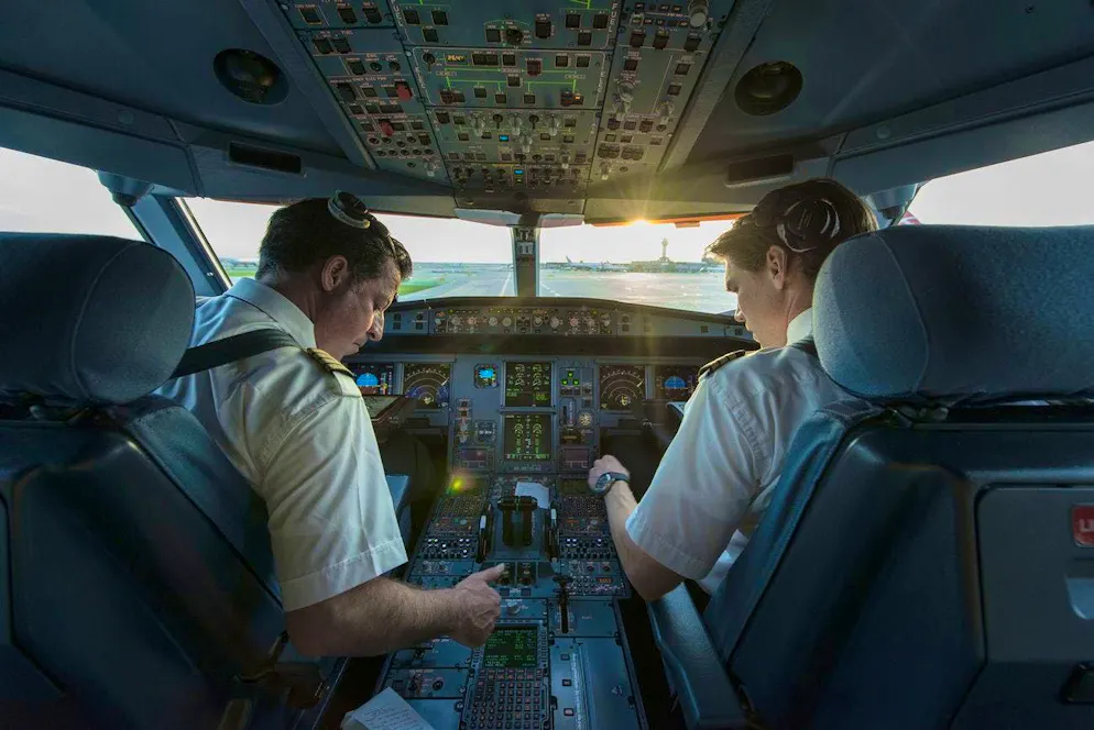 A man masturbated on a flight to Dresden.