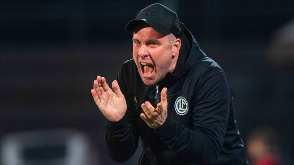 Mattia Croci-Torti muss mit Lugano eine Rückstand aufholen gegen Celje