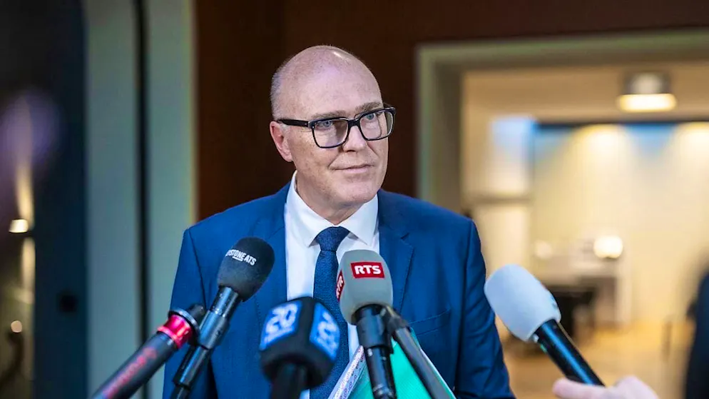 Martin Pfister - here at the hearings in the parliamentary groups - is the new centrist Federal Councillor. (archive picture)