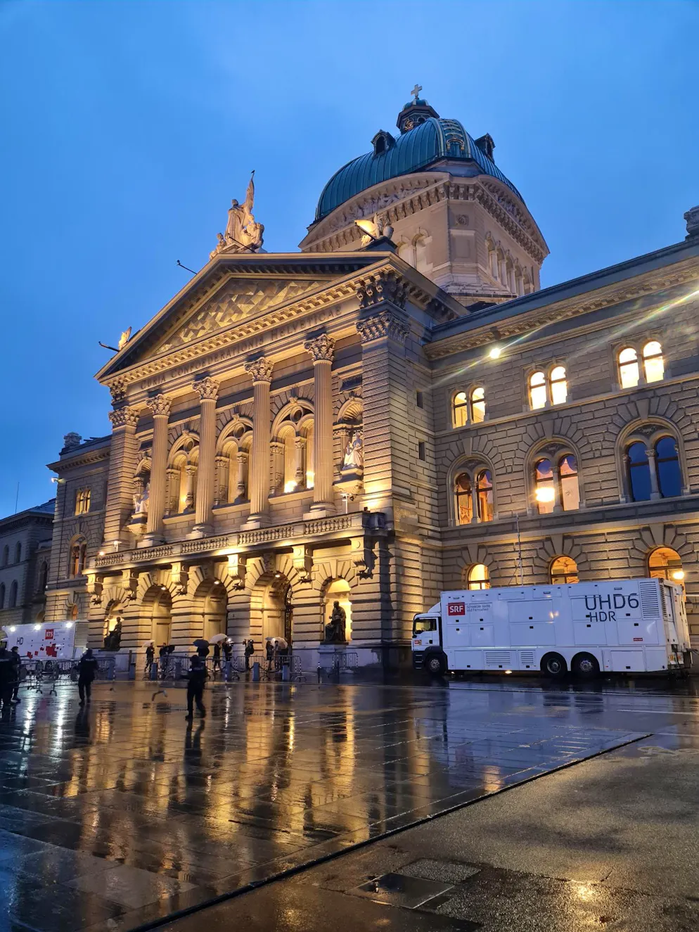Die Ruhe vor dem Sturm: Das Bundeshaus am Mittwochmorgen.