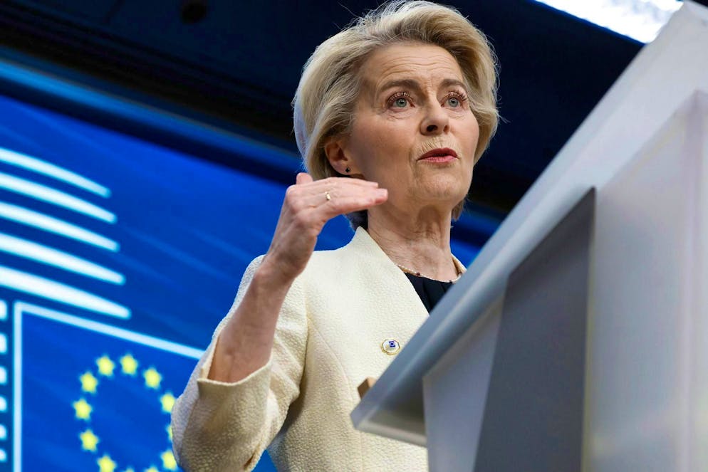 EU Commission President Ursula von der Leyen.