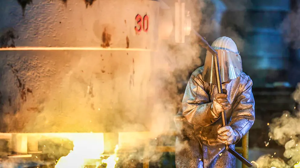 Die Stahlzölle sind die ersten, von denen auch die Europäische Union in der zweiten Amtszeit von US-Präsident Donald Trump direkt betroffen ist. (Archivbild)