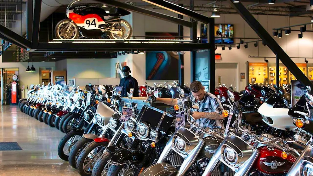 Motorcycle manufacturer Harley-Davidson could be affected by EU tariffs. (archive picture)