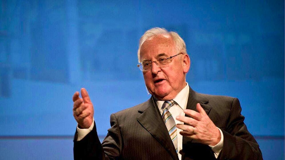 Edgar Oehler bids farewell as Chairman of the Board of Directors of Arbonia Forster at the Annual General Meeting in April 2011. (archive picture)