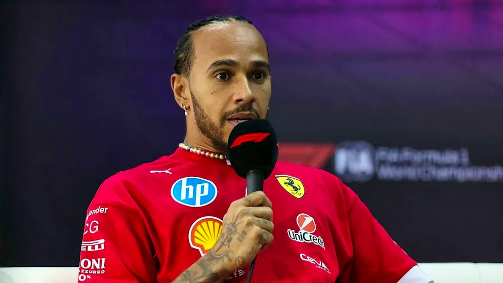 The hoped-for next chapter in the success story - Gallery. Lewis Hamilton suddenly in red after twelve years at Mercedes, an unusual picture