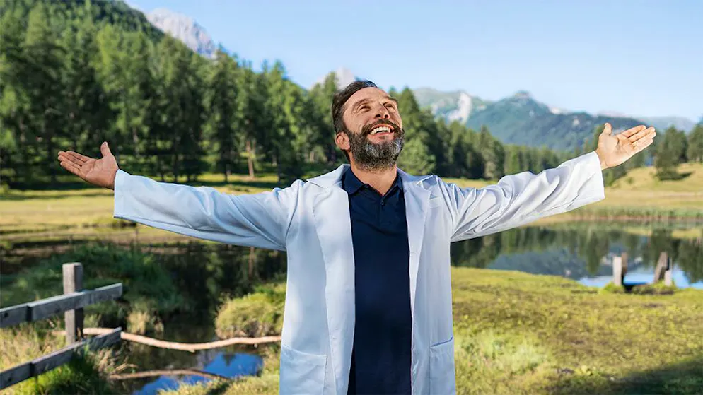 Ab drei Übernachtungen gibt es bis zu 160 CHF für eine zusätzliche Nacht zurück – für mehr Erholung und Gesundheit.