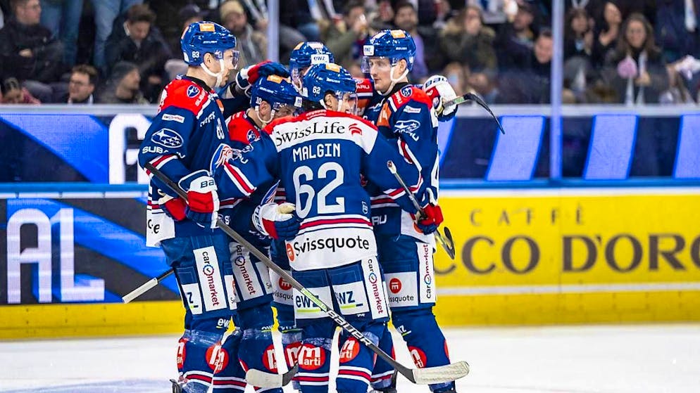 5-1 home win to kick off playoffs for defending champions - Gallery. The ZSC Lions live up to their role as favorites in the playoff opener