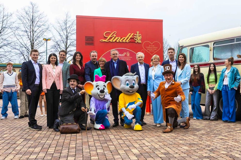 The owner family Mack at the press conference on Monday.