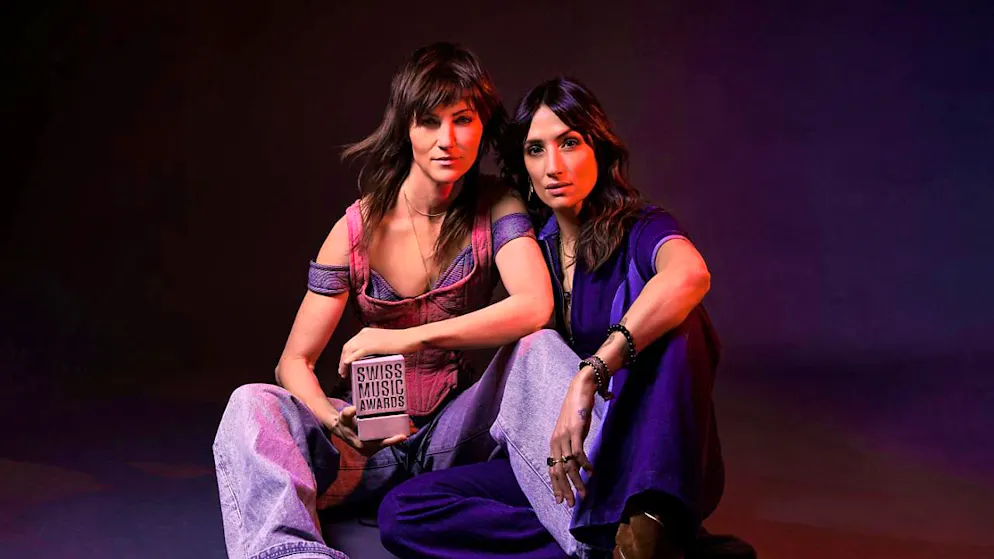 Für die Co-Moderatorinnen Annina Frey (l.) und Melanie Winiger (r.) ist es nicht das erste Mal, dass sie die Swiss Music Awards moderieren. Am 28. Mai werden sie wieder durch die Musikpreisverleihung führen.