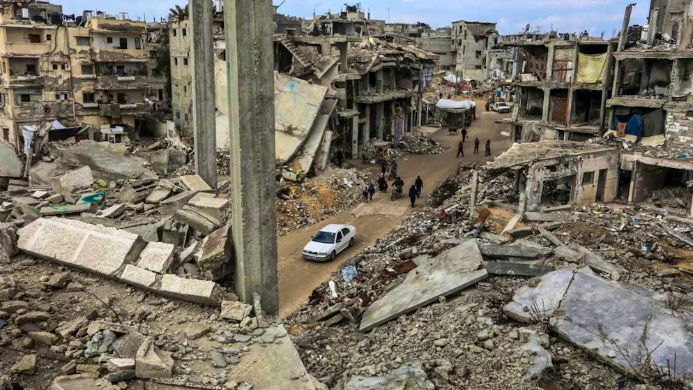 ARCHIVE - An overview of the destruction in Khan Younis (archive photo). Photo: Abed Rahim Khatib/dpa