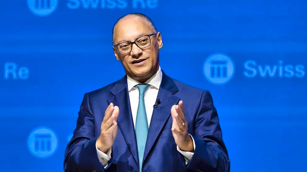 Andreas Berger, who took over as CEO of reinsurer Swiss Re last summer, earned a total of CHF 5.16 million in 2024.(archive image)