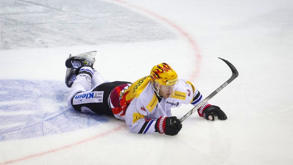 Fribourg Lucas Wallmark bewies im ersten Viertelfinalspiel seine Skorerqualitäten