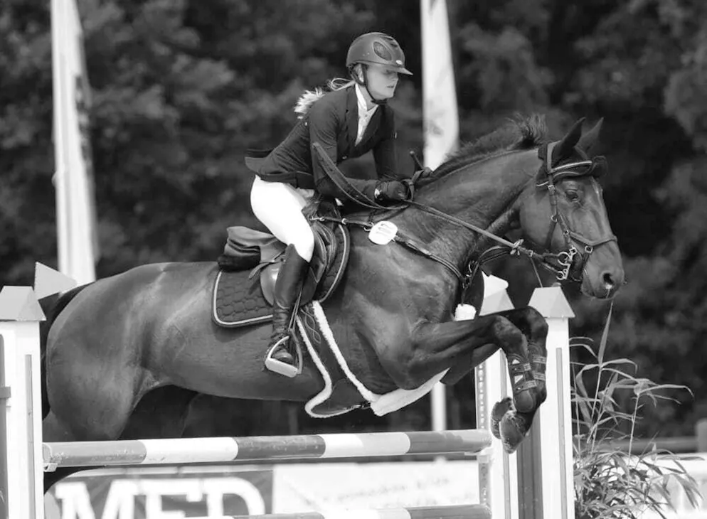 Young show jumping rider Madlen Boy has died in a training accident.