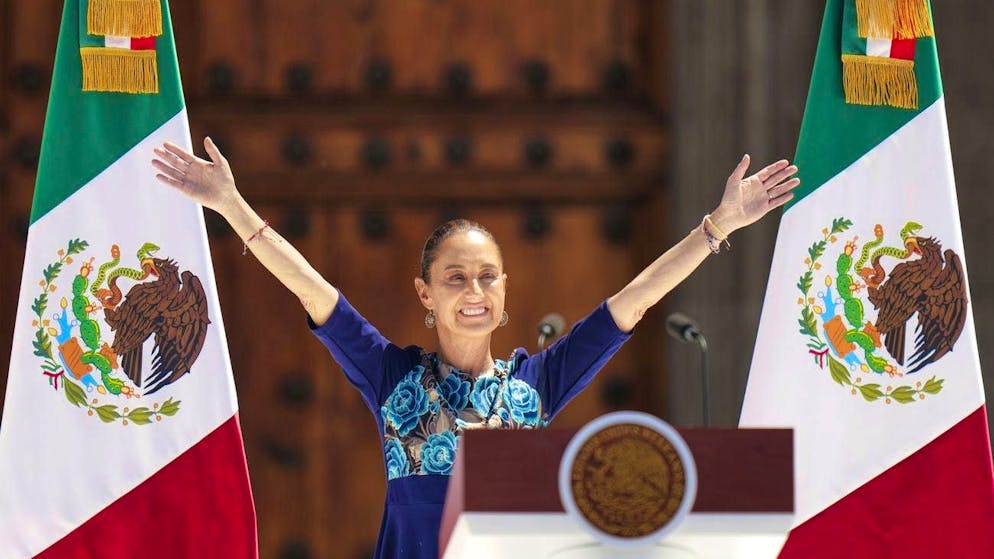 Mexican president Claudia Sheinbaum.