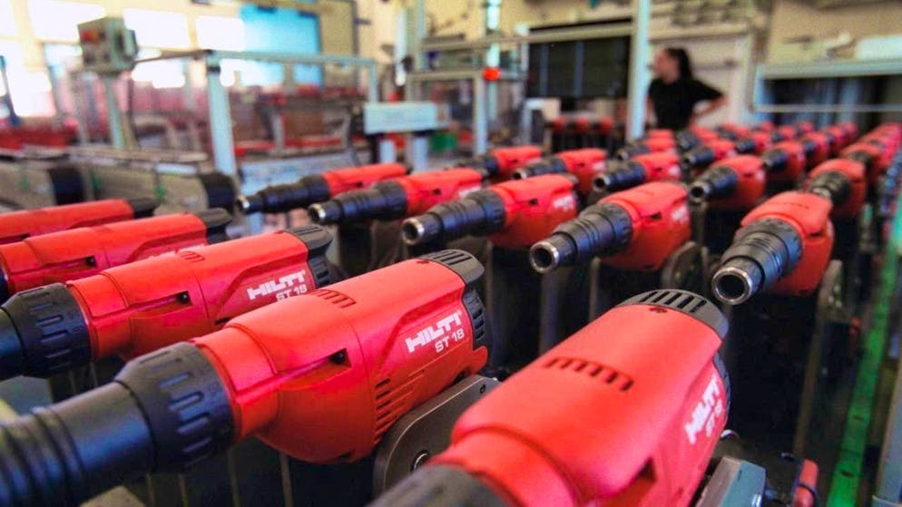 The Liechtenstein-based construction machinery manufacturer Hilti expects its sales to grow in the low single-digit range again this year. (archive picture)