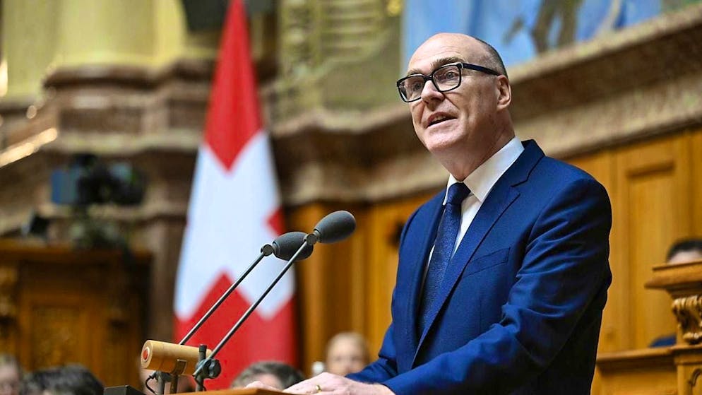 The new centrist Federal Councillor Martin Pfister will take over from Viola Amherd in the Defense Department on 1 April. (archive picture)