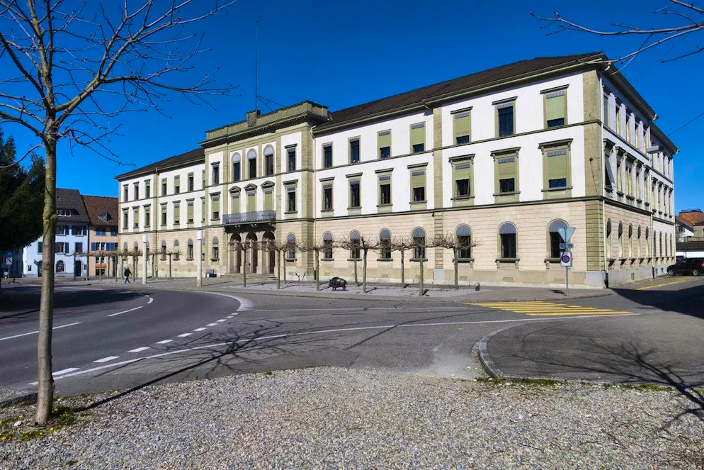 The Thurgau government building in Frauenfeld.